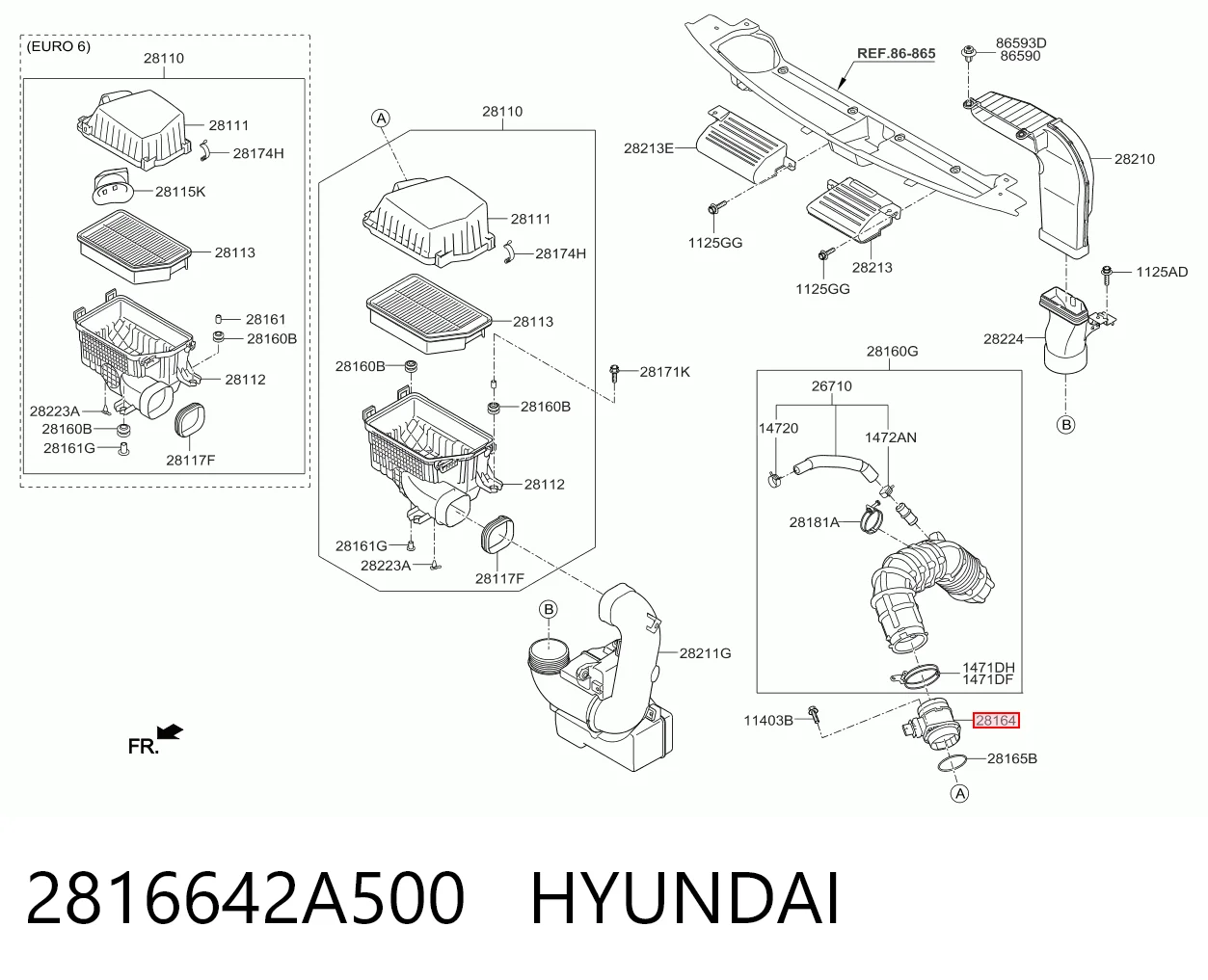 Sensor de fluxo (consumo) de ar, medidor de consumo M.A.F. - (Mass Airflow) Hyundai I30 preço, a partir de 14,61 USD