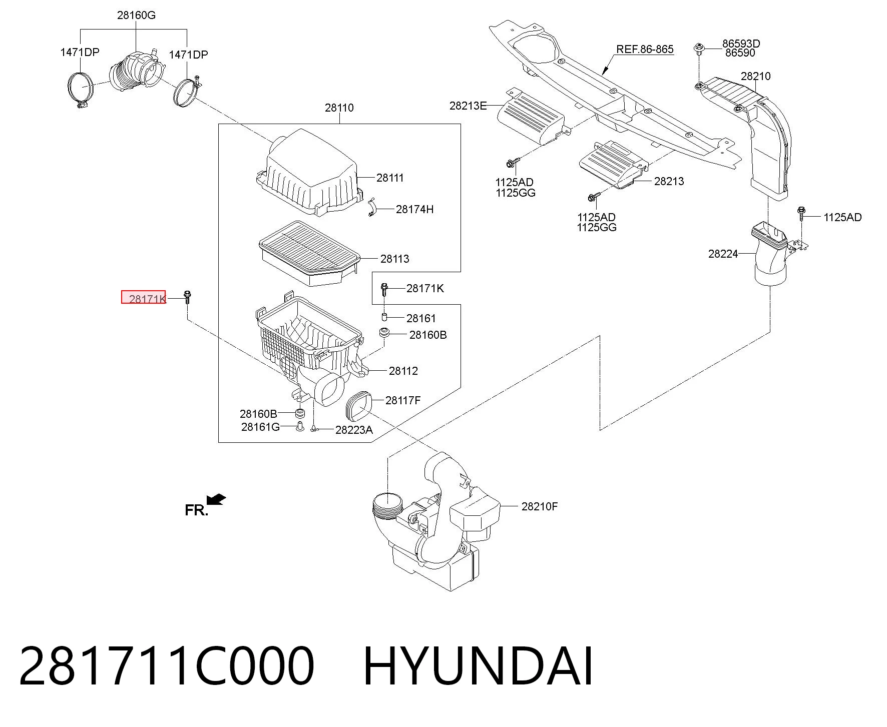 281711C000 Hyundai/Kia 