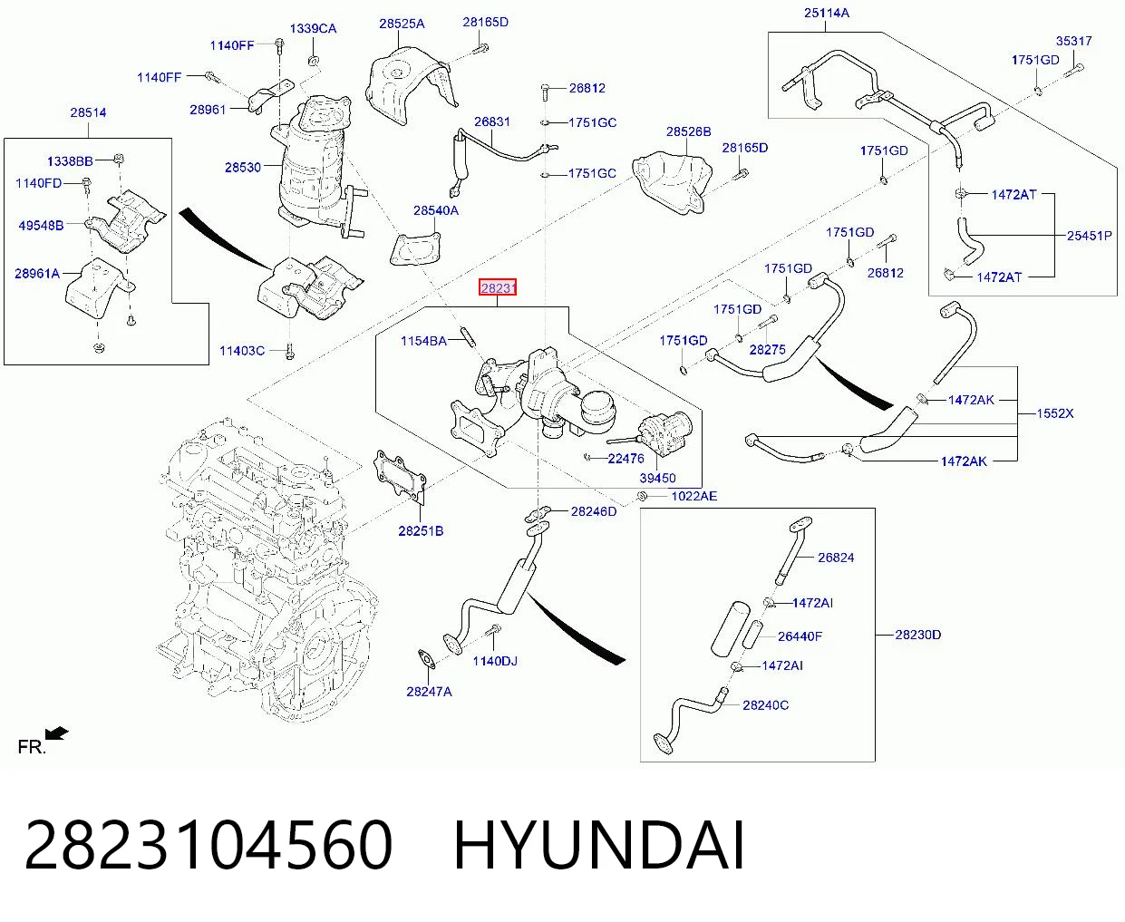 2823104560 Hyundai/Kia Turbina