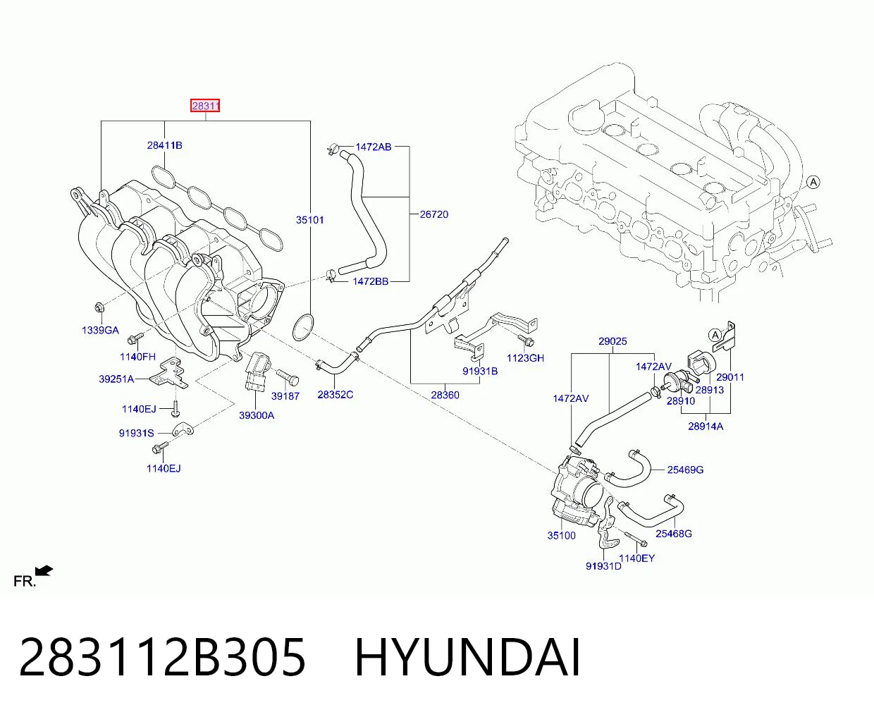 283112B305 Hyundai/Kia