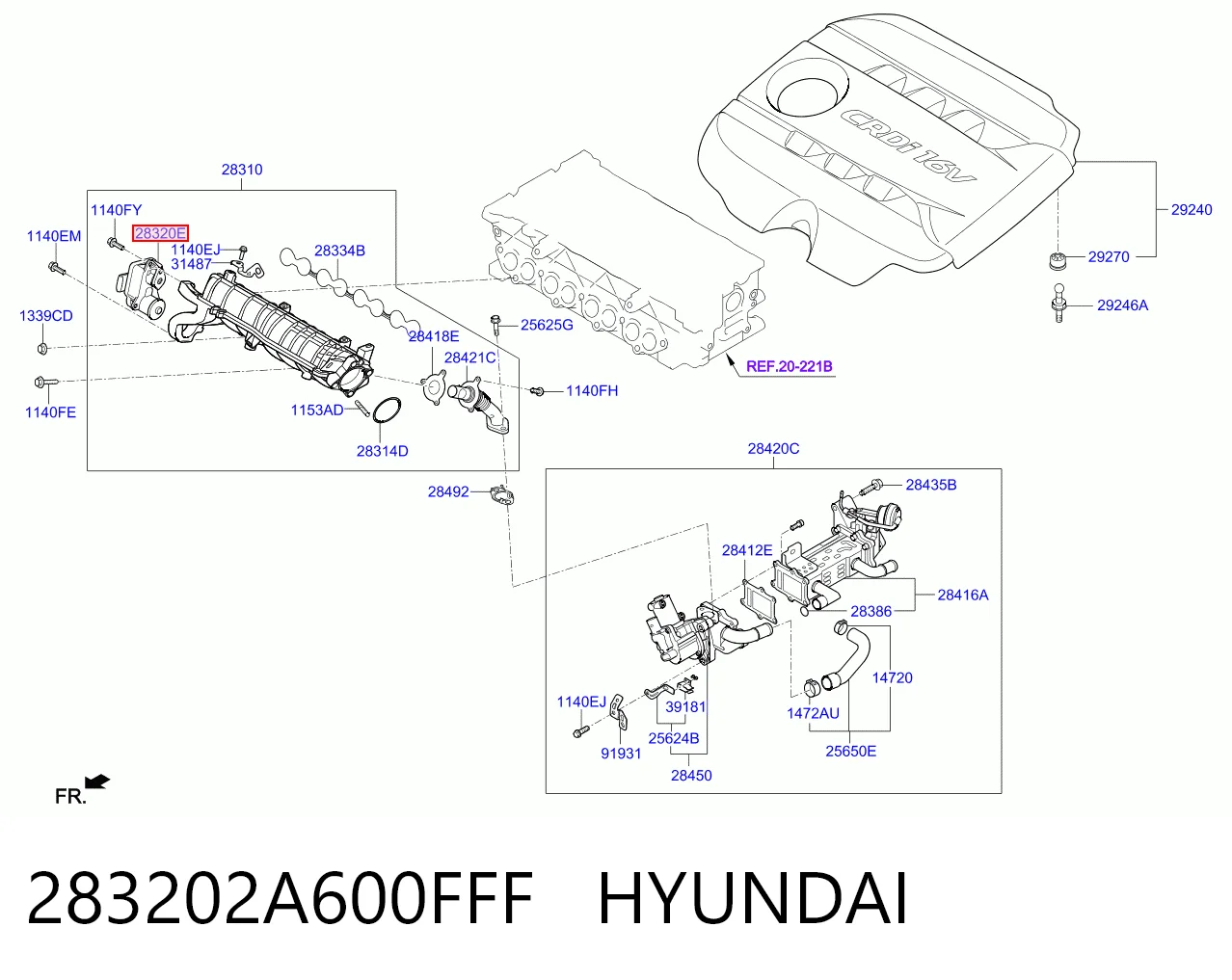 283202A600FFF Hyundai/Kia