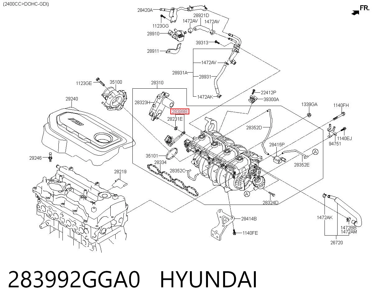 283992GGA0 Hyundai/Kia 