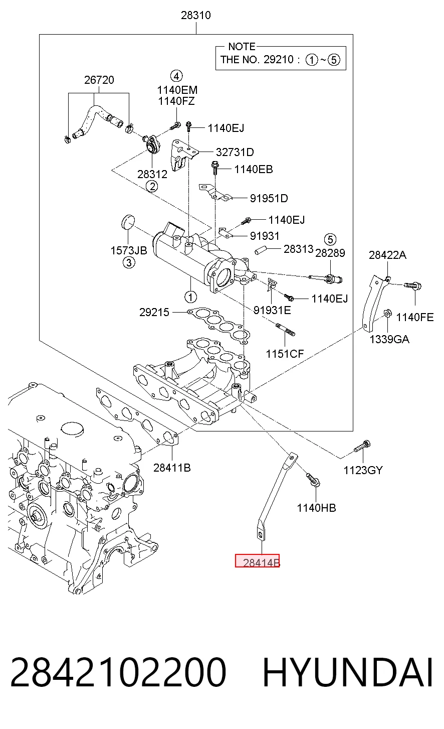 2842102200 Hyundai/Kia