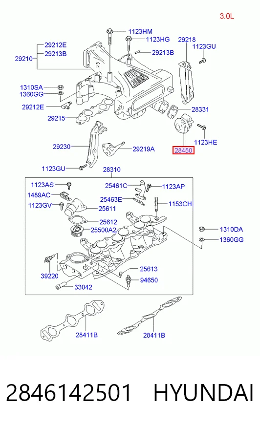 Compre Válvula EGR de recirculação dos gases Hyundai Galloper 