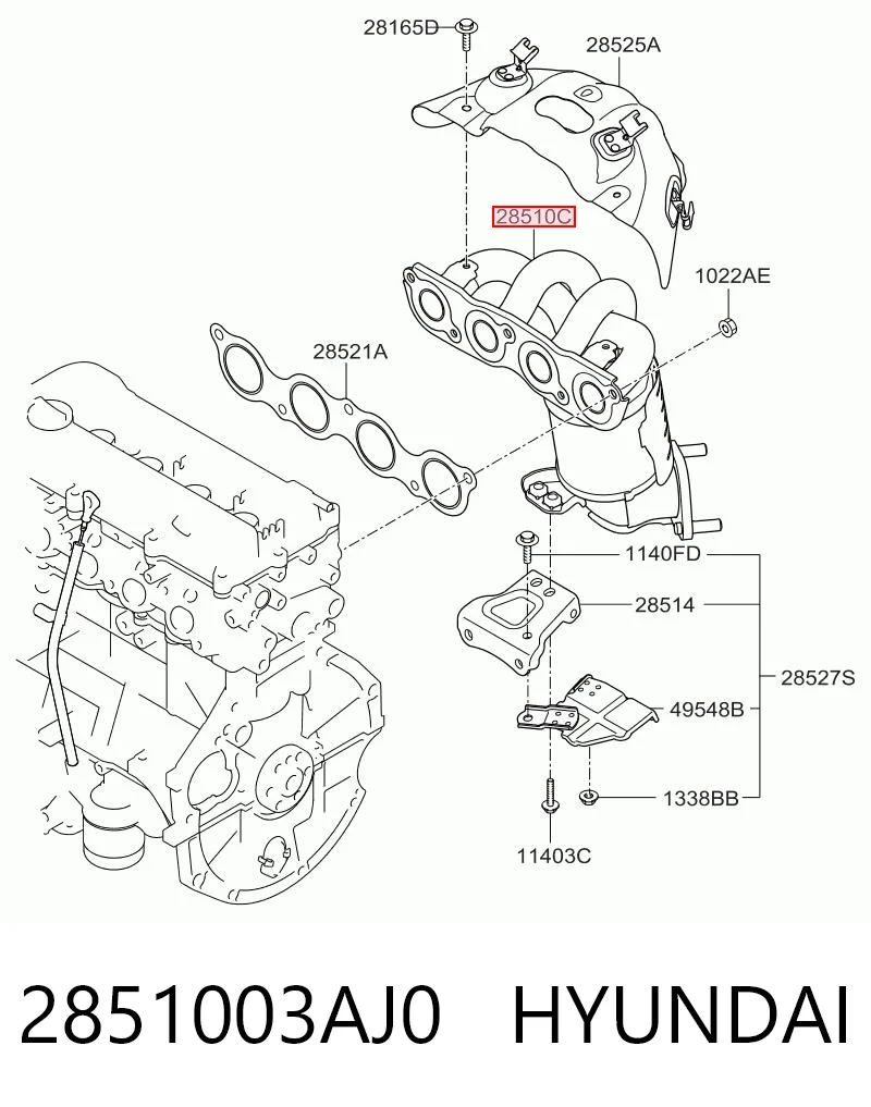 Convertidor - catalisador Hyundai I30 hatchback (GDH) (2012 - 2016) 