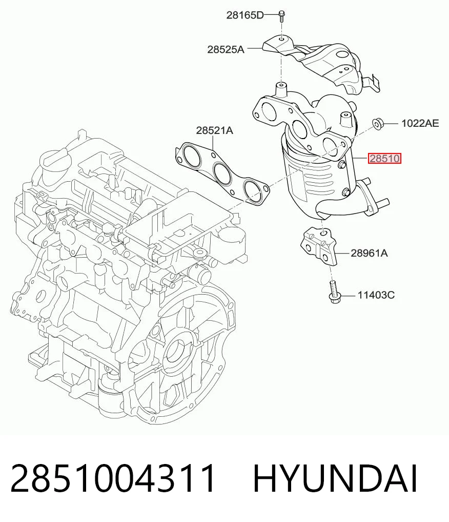 Convertidor - catalisador KIA Picanto II TA ao melhor preço