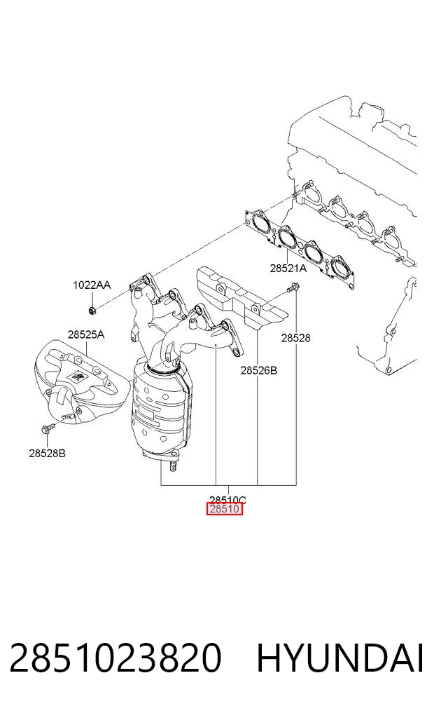 2851023820 Hyundai/Kia