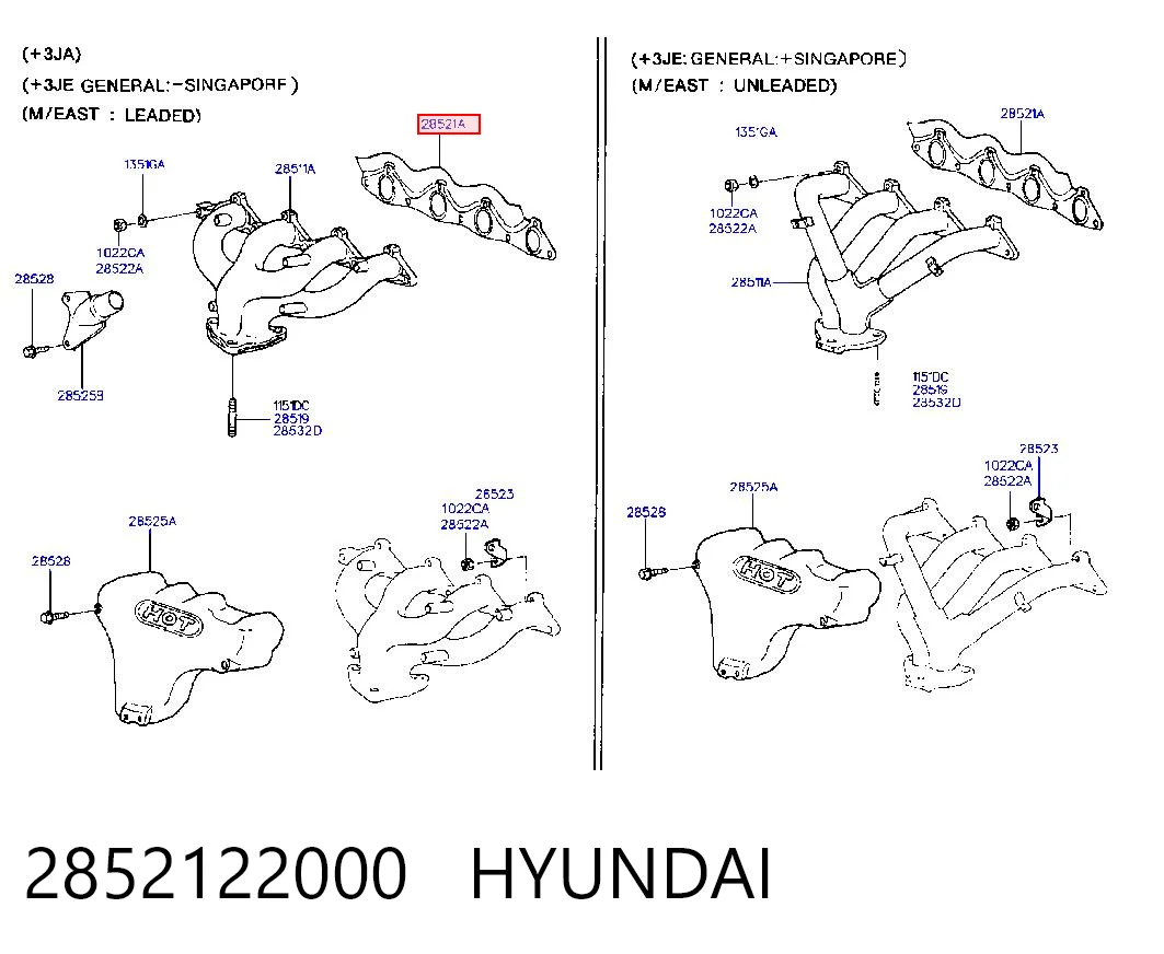 2852122000 Hyundai/Kia