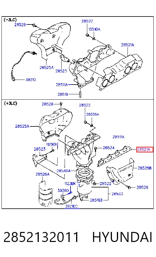 Vedante de tubo coletor de escape para Mitsubishi L 300  P0W, P1W