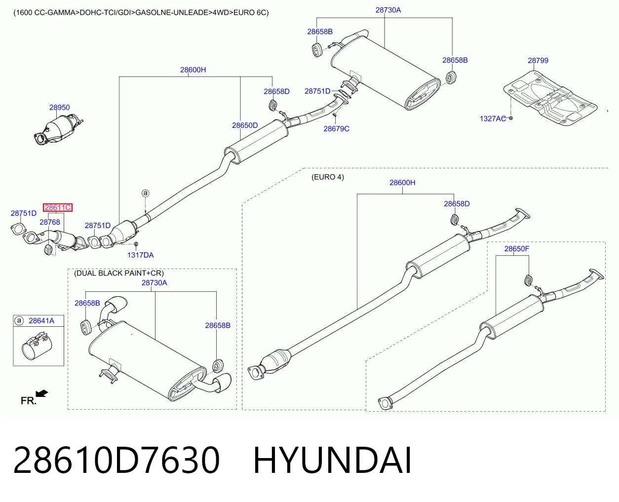 28610D7630 Hyundai/Kia