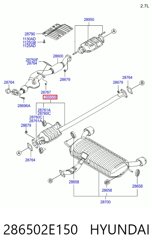 94763377 Opel Tubo coletor de escape