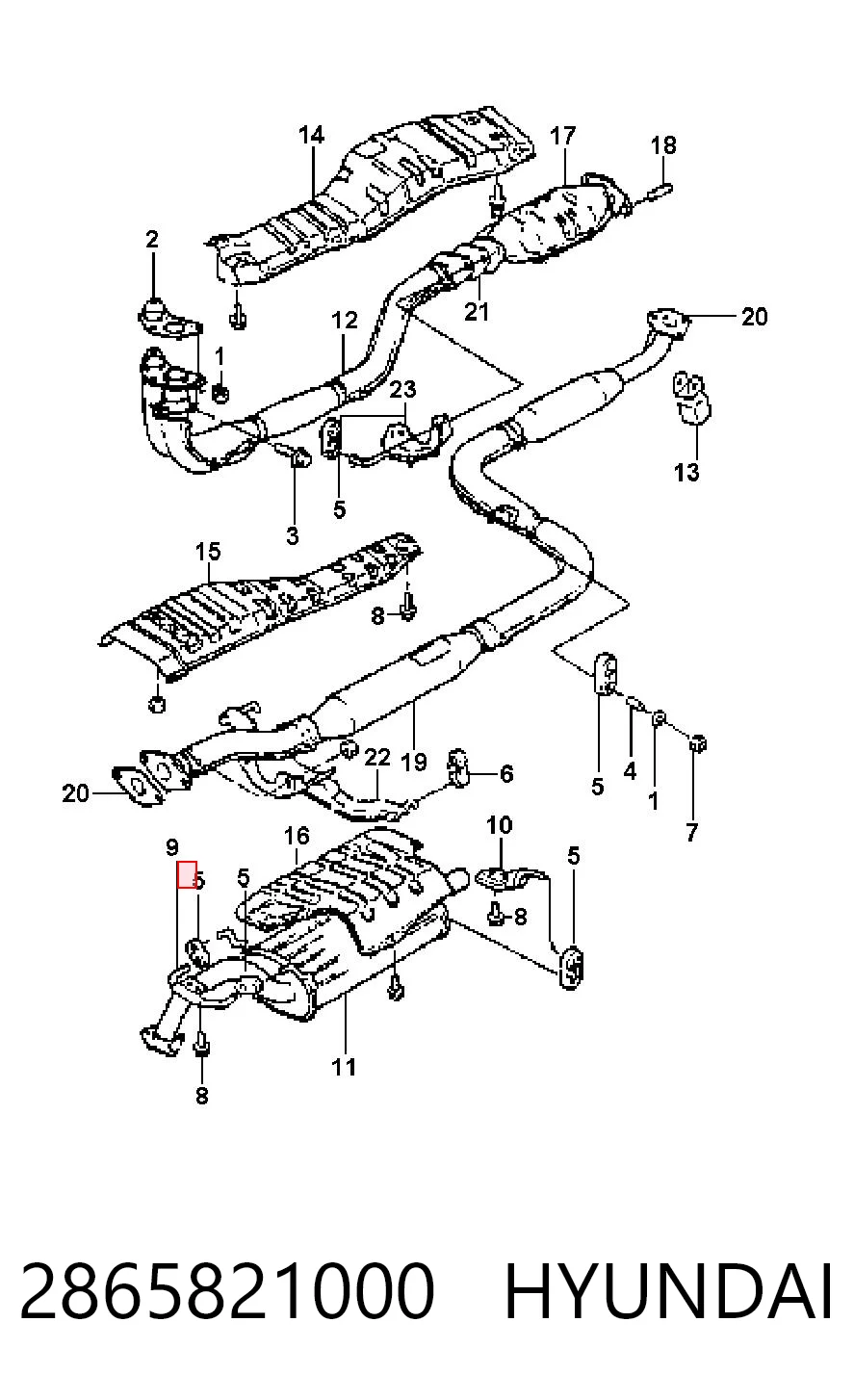 Coxim de fixação do silenciador MB906126 Mitsubishi