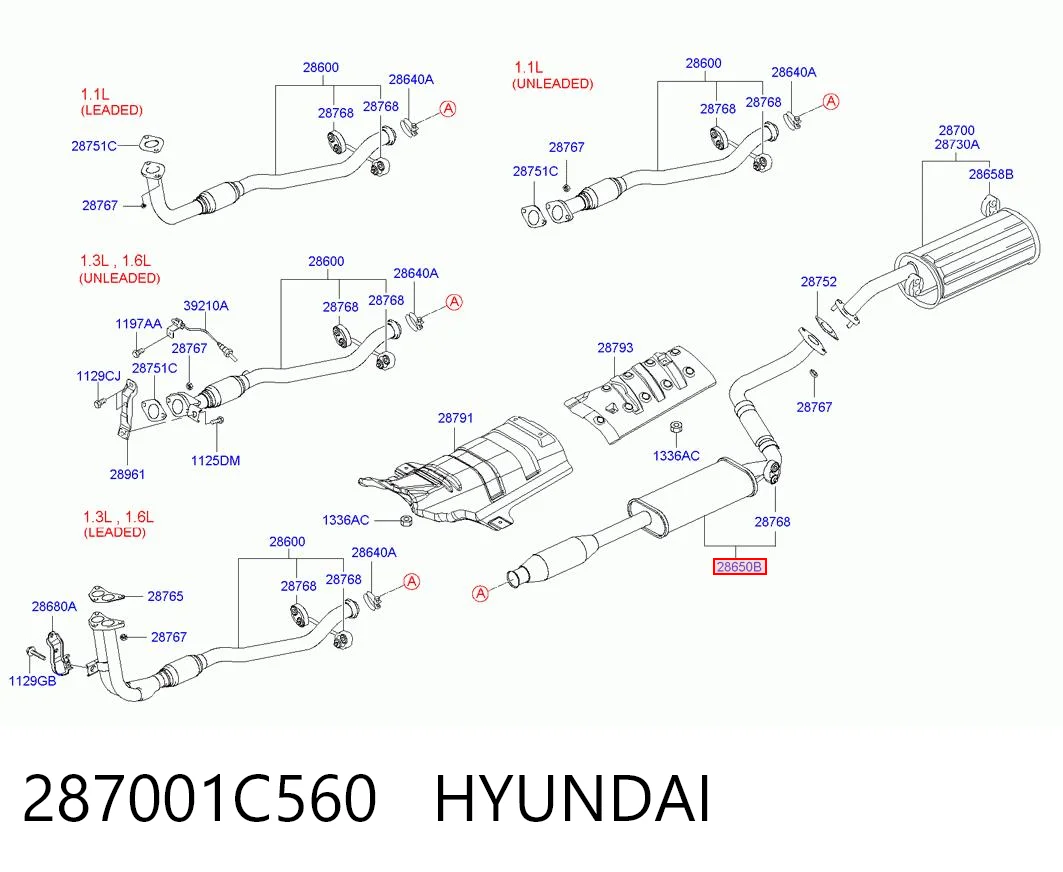 287001C560 Hyundai/Kia
