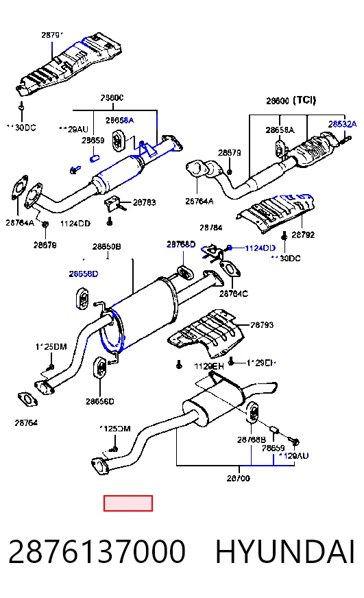Compre Coxim de fixação do silenciador Hyundai H-1 STAREX 