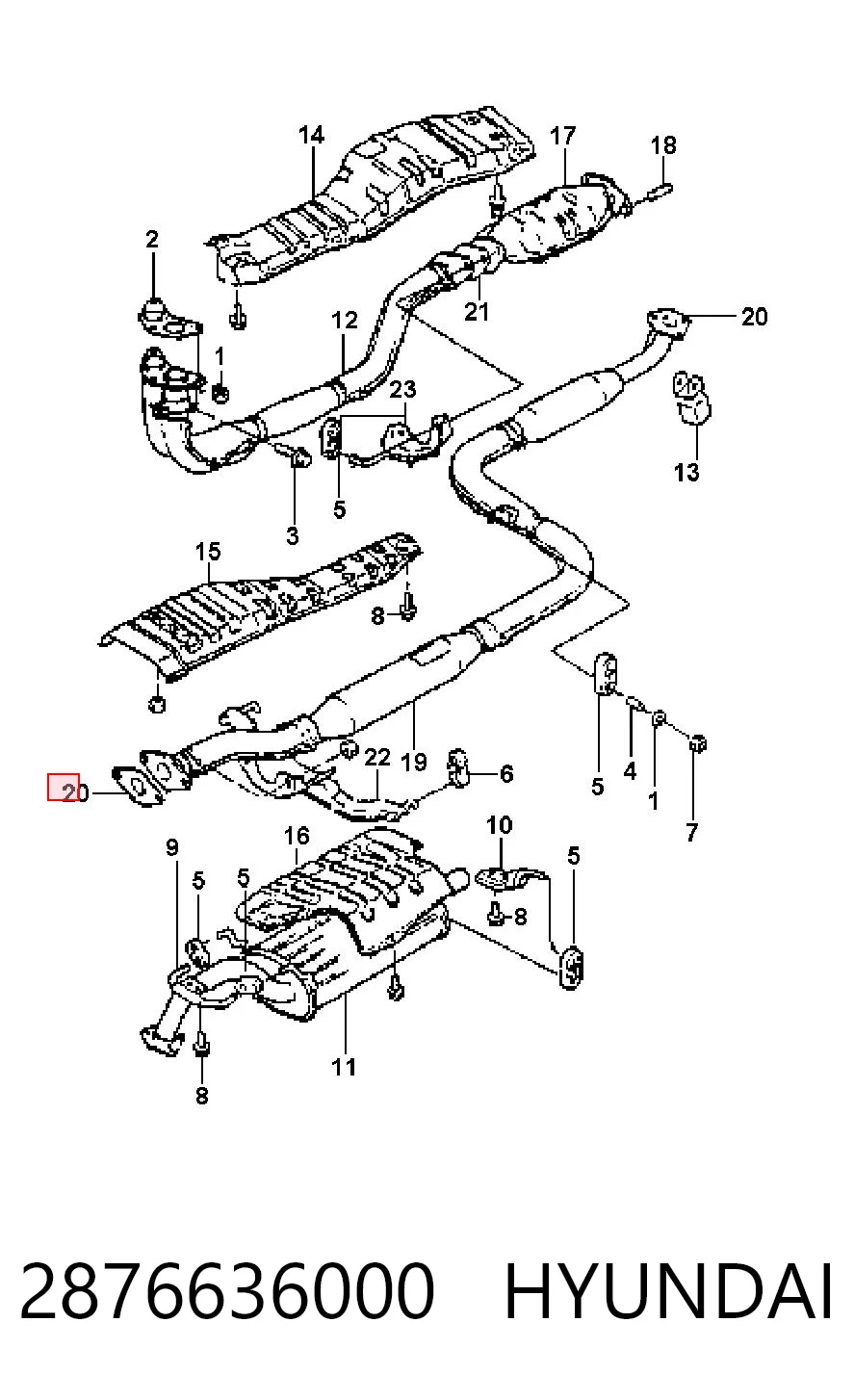 2876636000 Hyundai/Kia