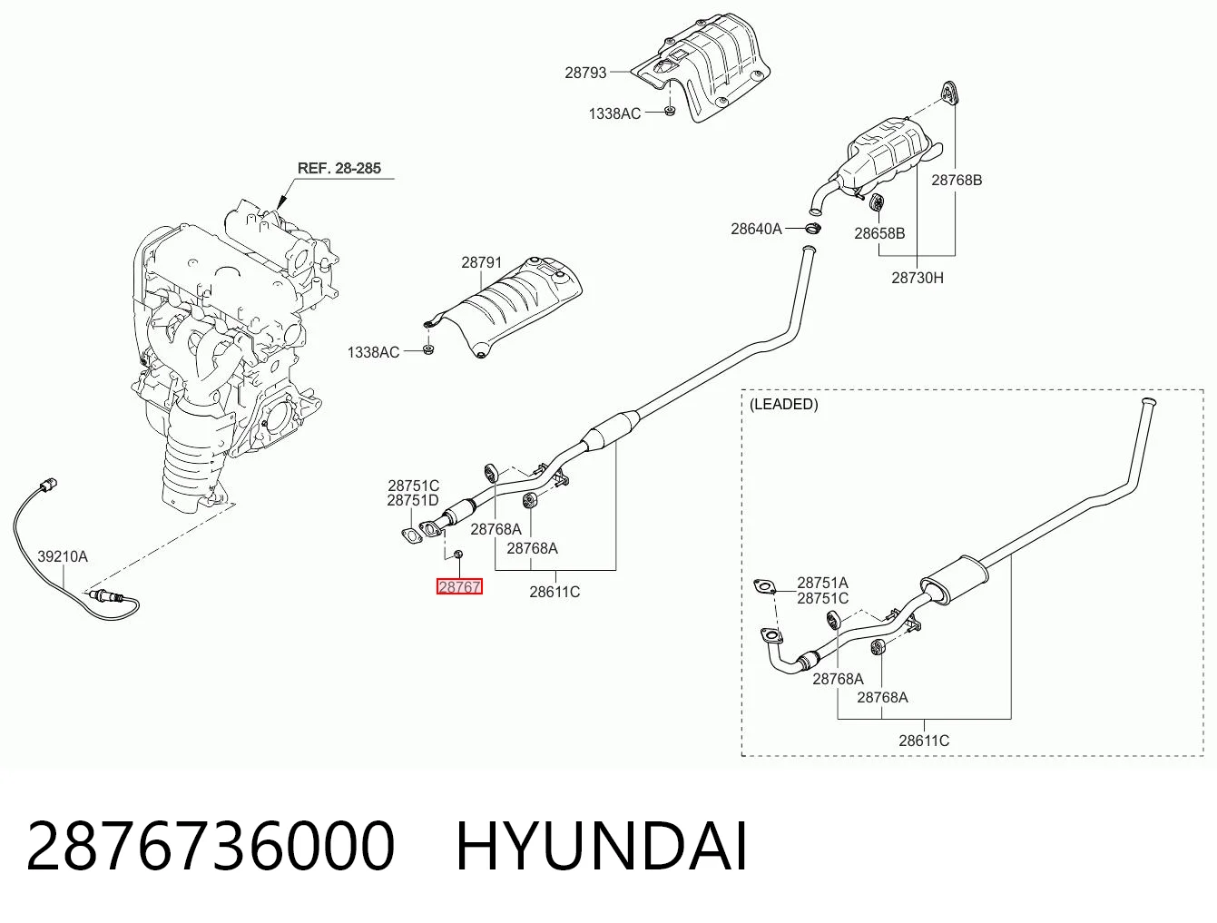 2876736000 Hyundai/Kia