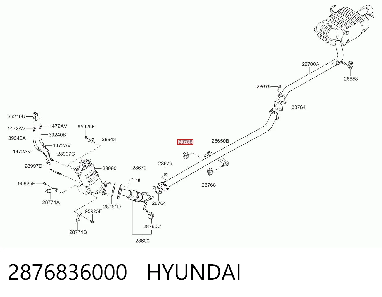 2876836000 Hyundai/Kia