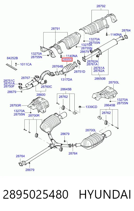Convertidor - catalisador para Hyundai Tucson TM