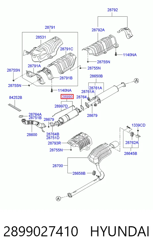 Convertidor - catalisador Hyundai Sonata V NF
