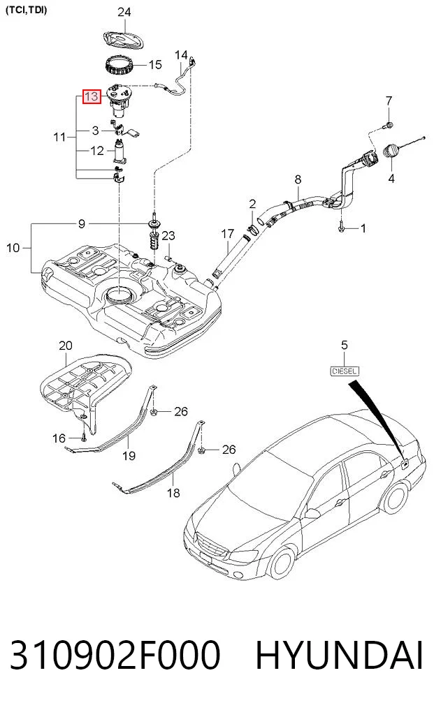 310902F000 Hyundai/Kia