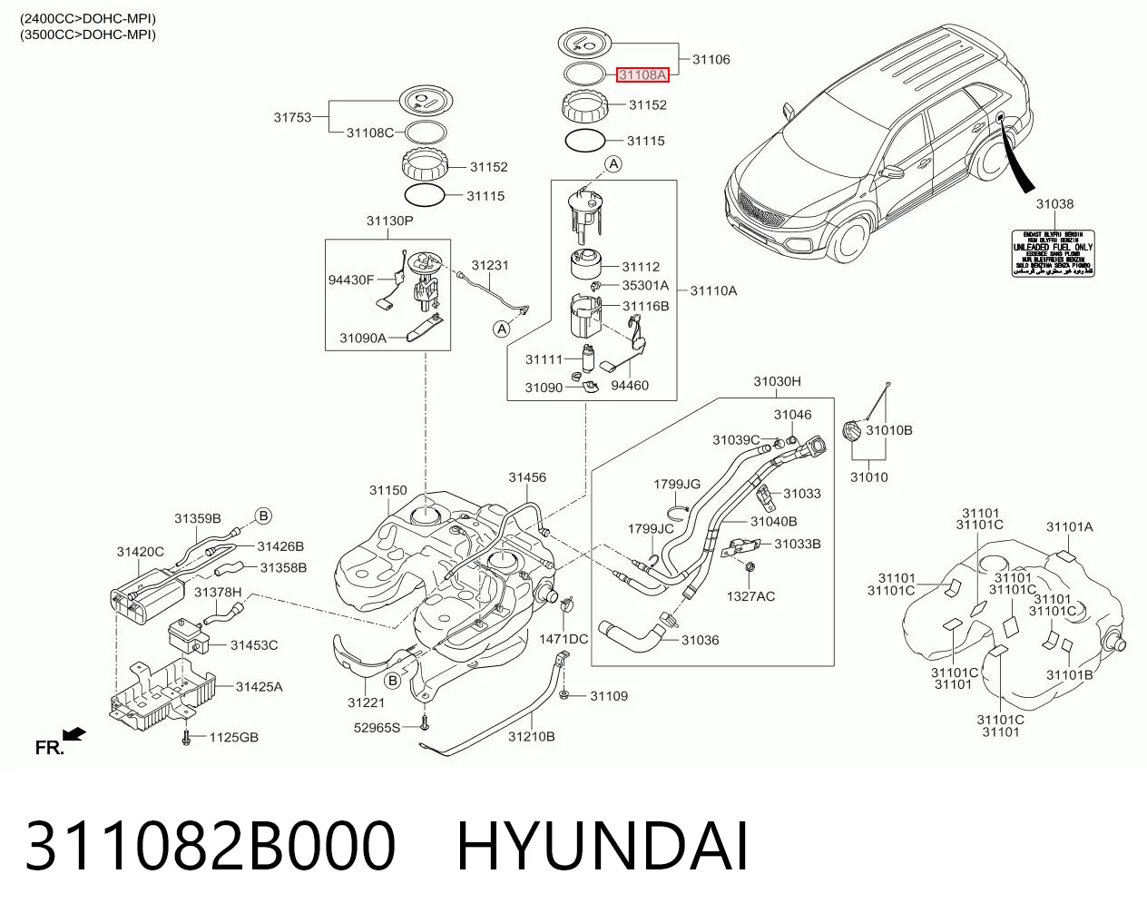 311082B000 Hyundai/Kia 
