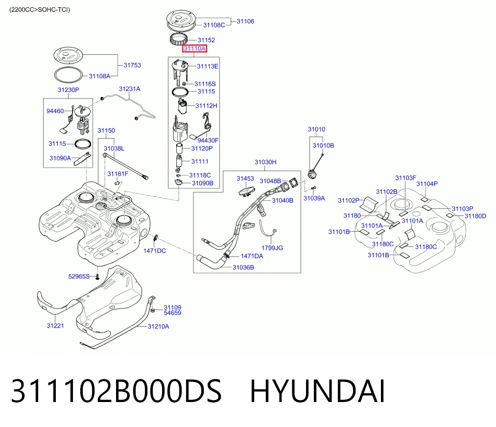 311102B000DS Hyundai/Kia