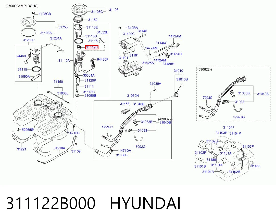 311122B000 Hyundai/Kia
