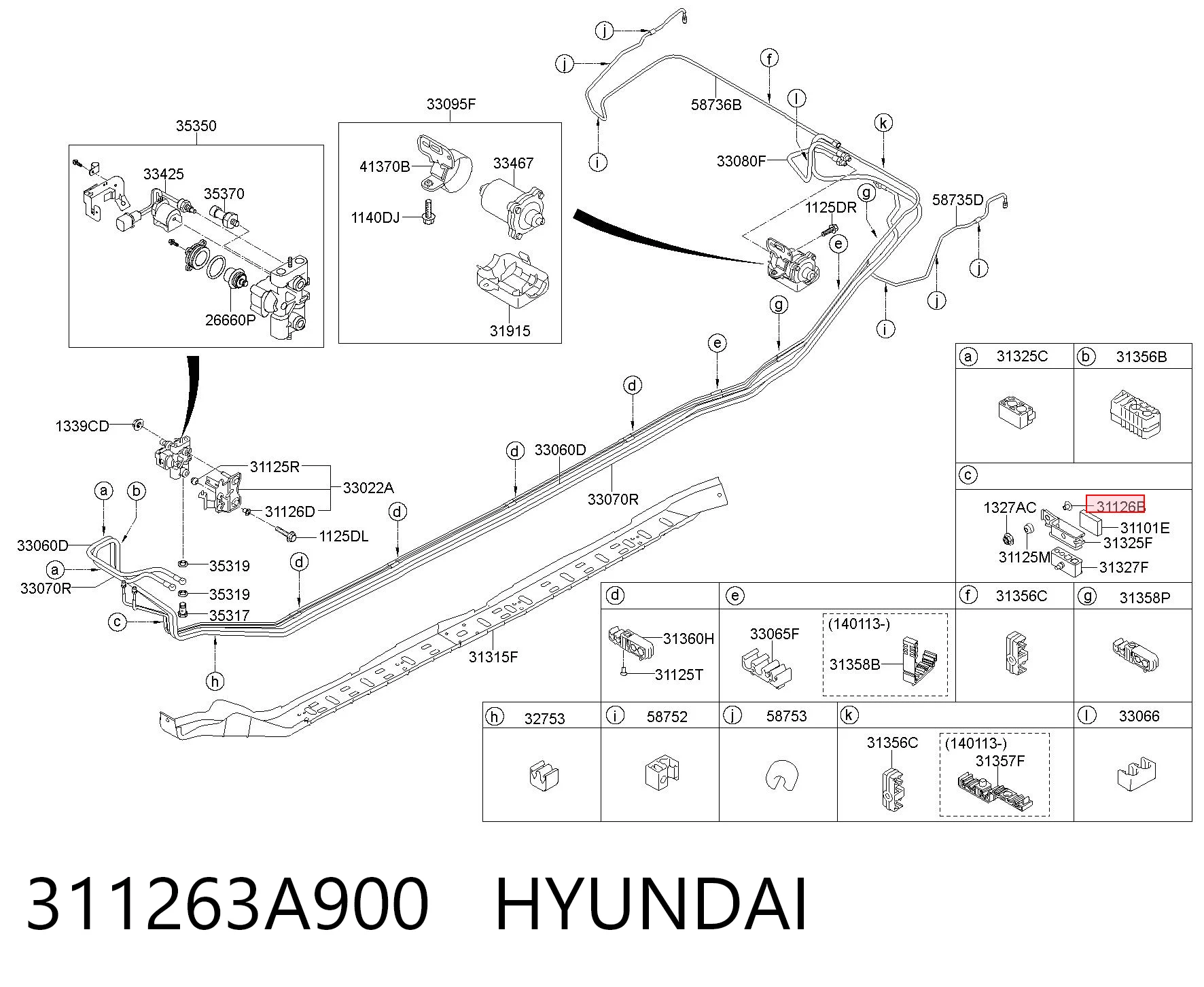 311263A900 Hyundai/Kia