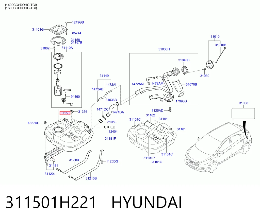311501H221 Hyundai/Kia