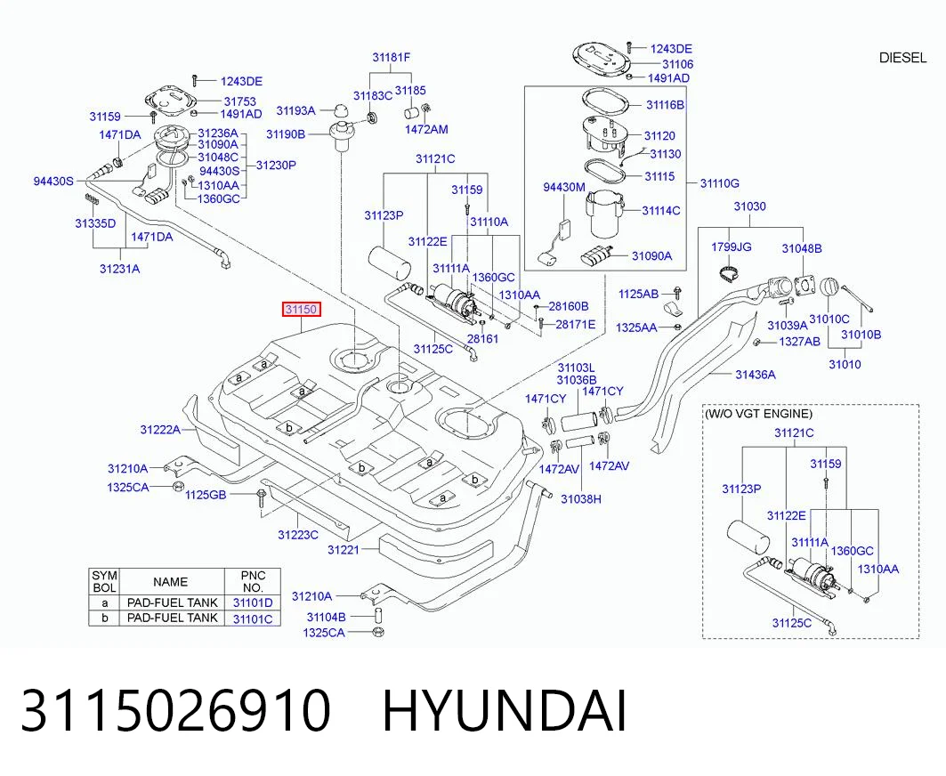 3115026910 Hyundai/Kia