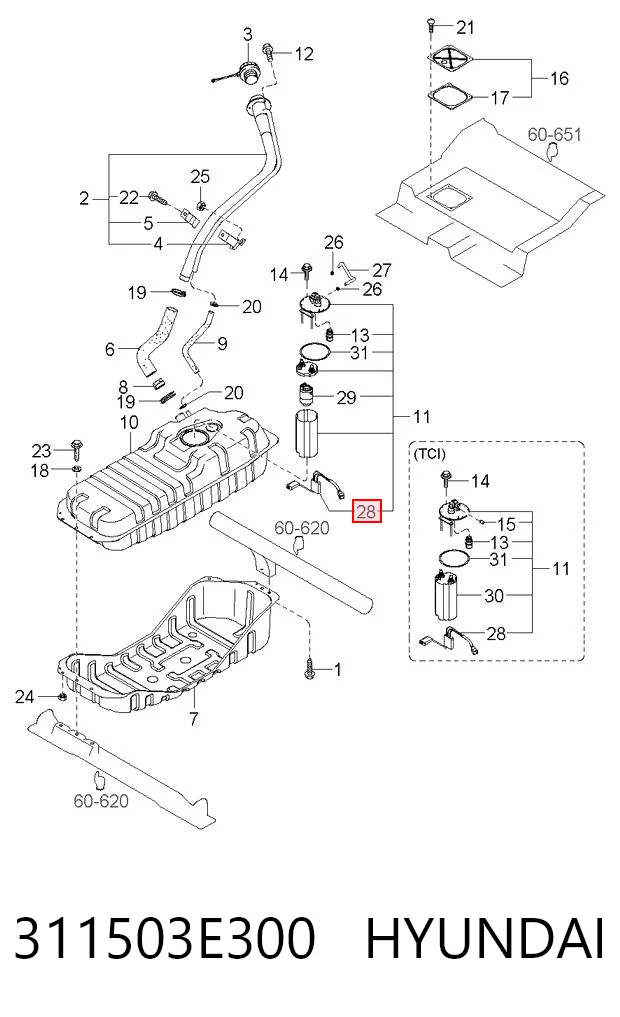 311503E300 Hyundai/Kia