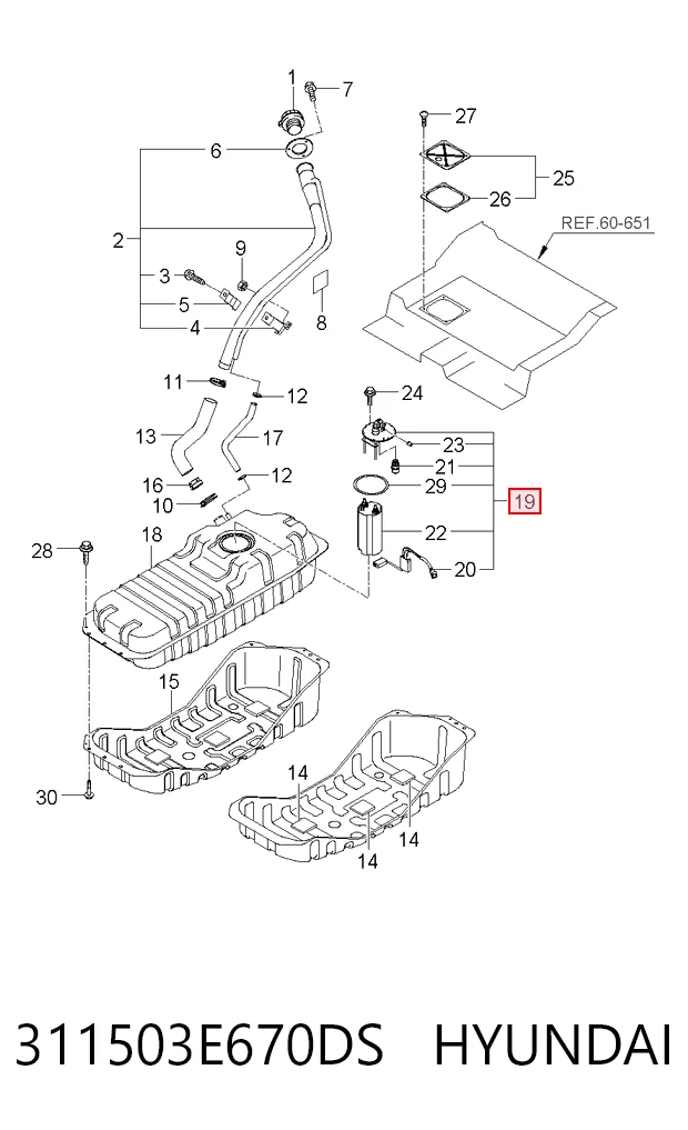311503E670DS Hyundai/Kia
