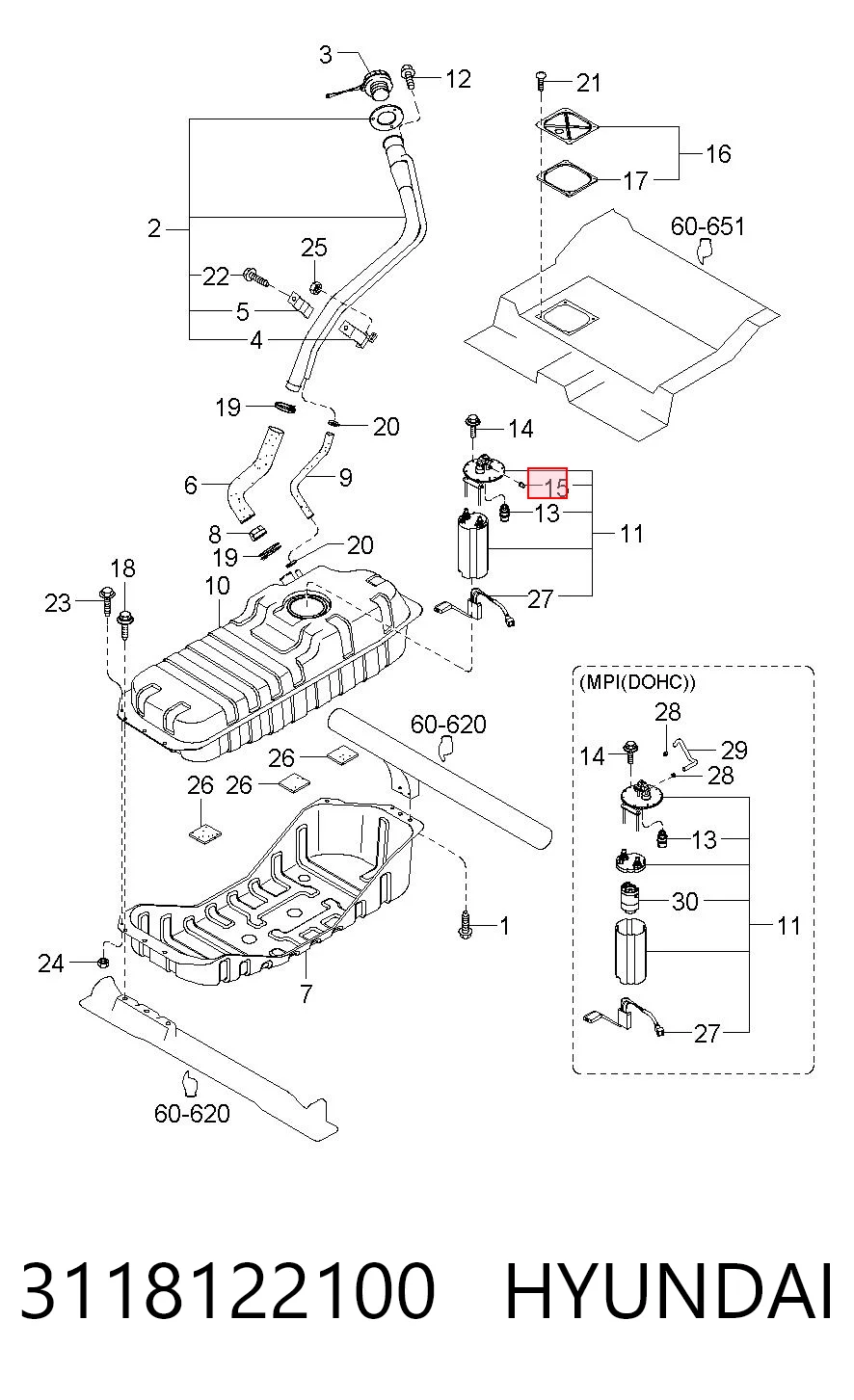 3118122100 Hyundai/Kia