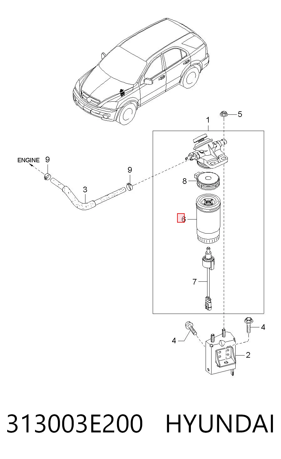 313003E200 Hyundai/Kia