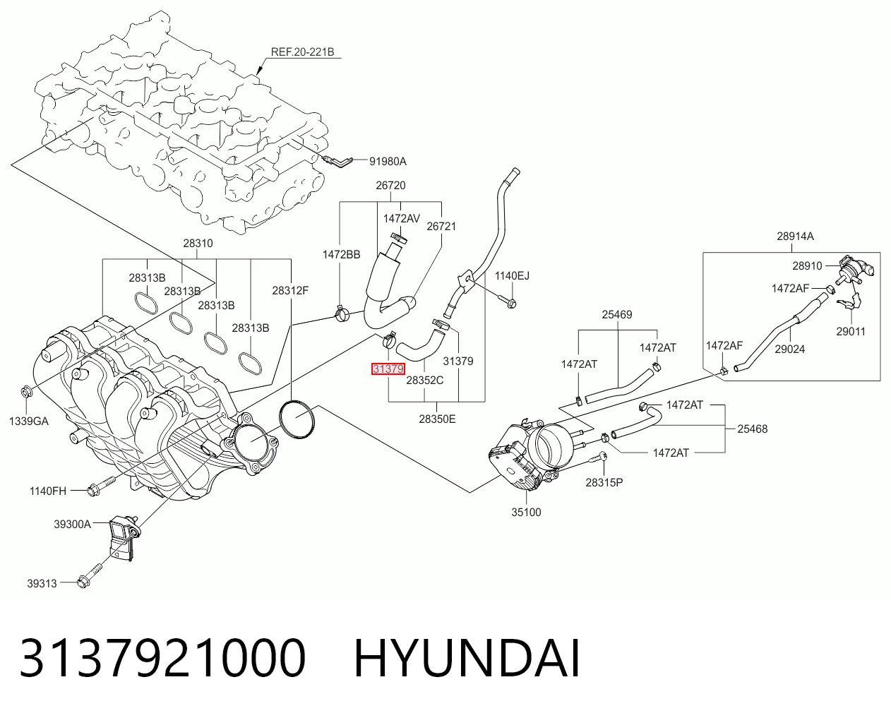 3137921000 Hyundai/Kia 