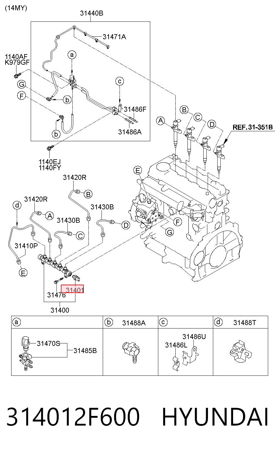 314012F600 Hyundai/Kia