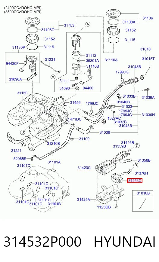 314532P000 Hyundai/Kia