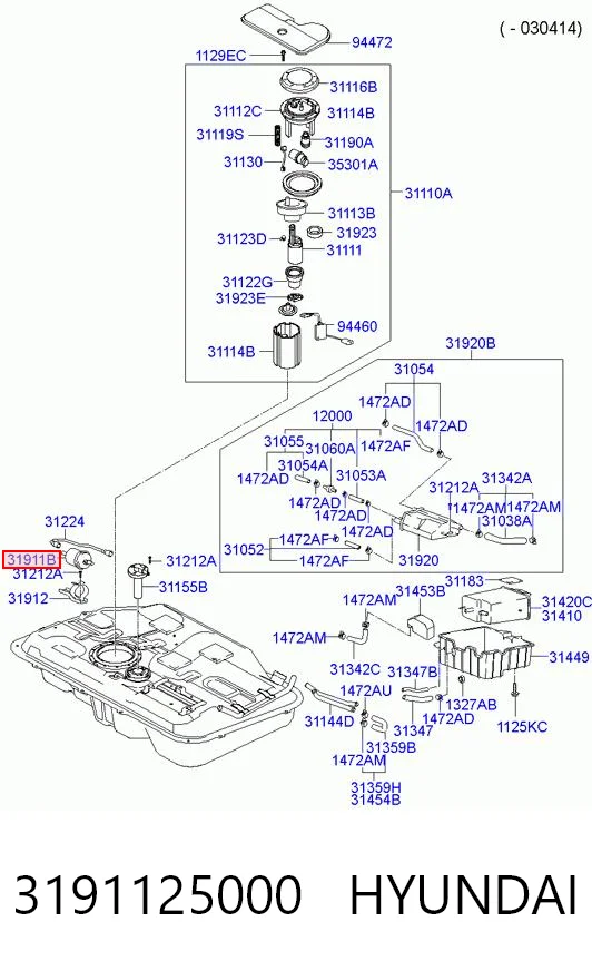 3191125000 Hyundai/Kia
