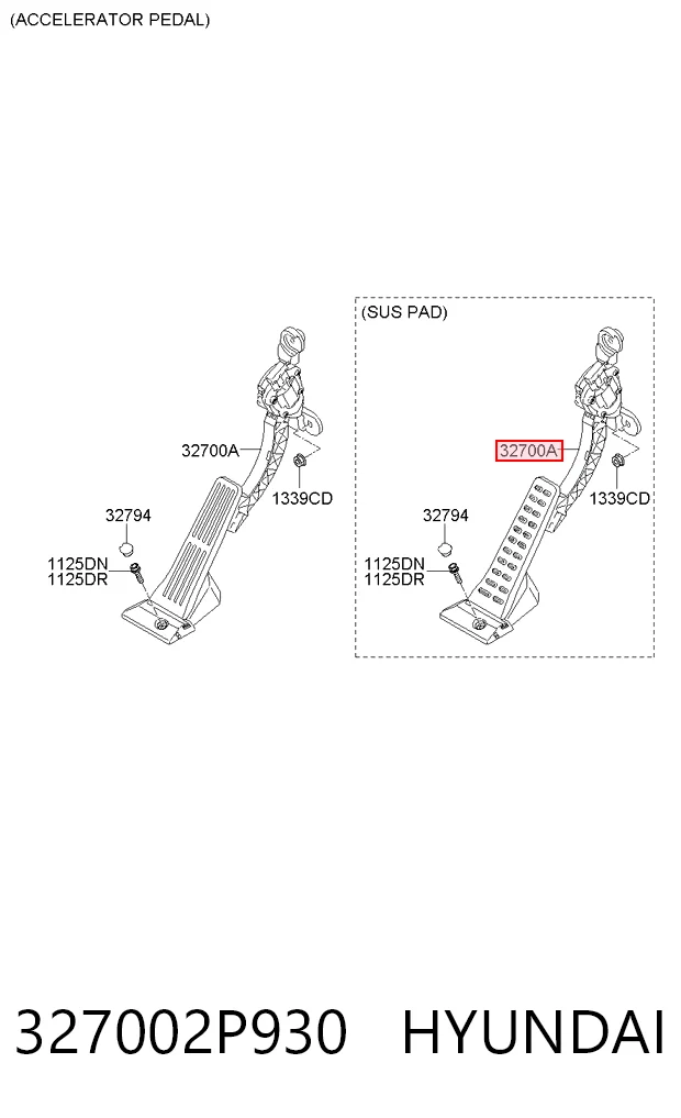 Pedal de gás (de acelerador) KIA Sorento  XM ao melhor preço