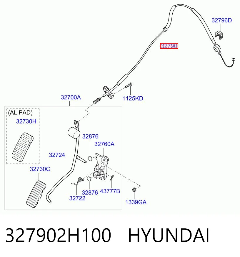 327902H100 Hyundai/Kia