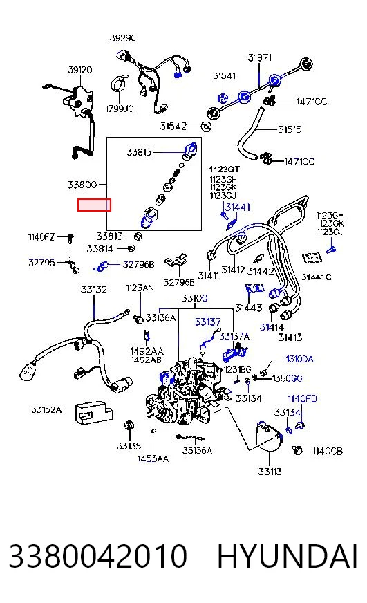 Injetor de injeção de combustível para Mitsubishi L 300  L03P, L02P
