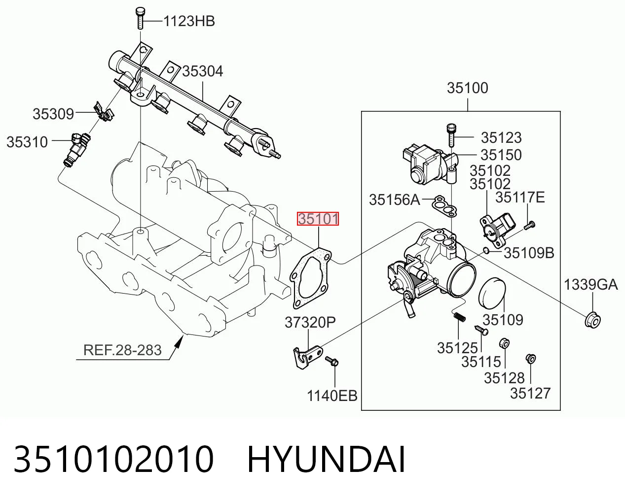 3510102010 Hyundai/Kia