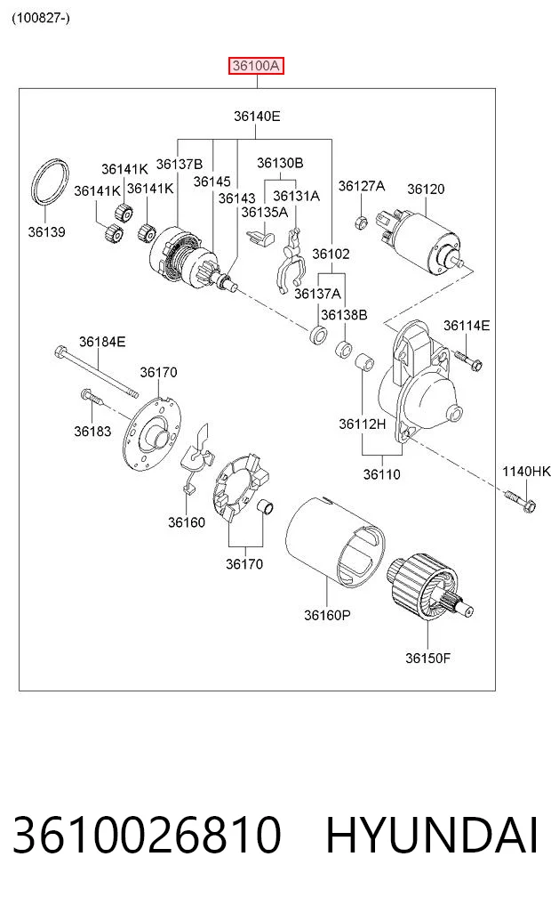 3610026810 Hyundai/Kia