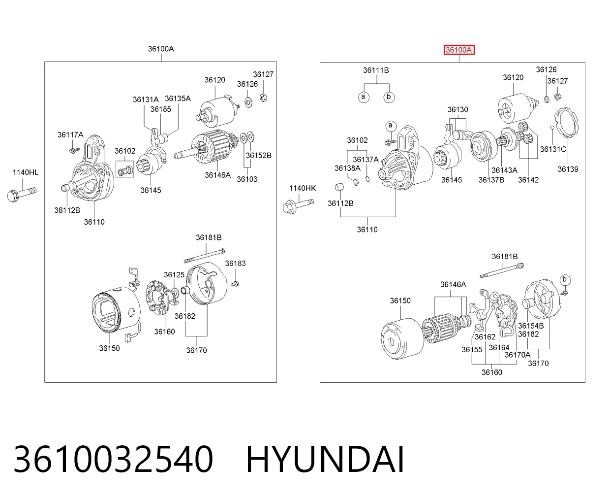 3610032540 Hyundai/Kia