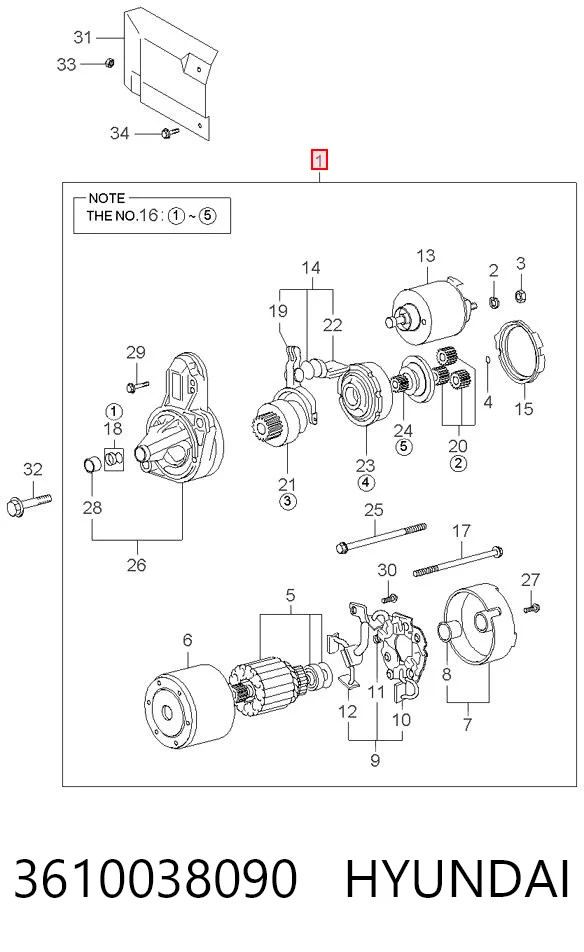 3610038090 Hyundai/Kia