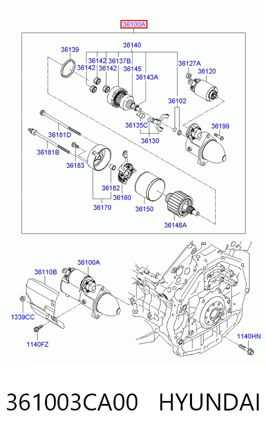 361003CA00 Hyundai/Kia