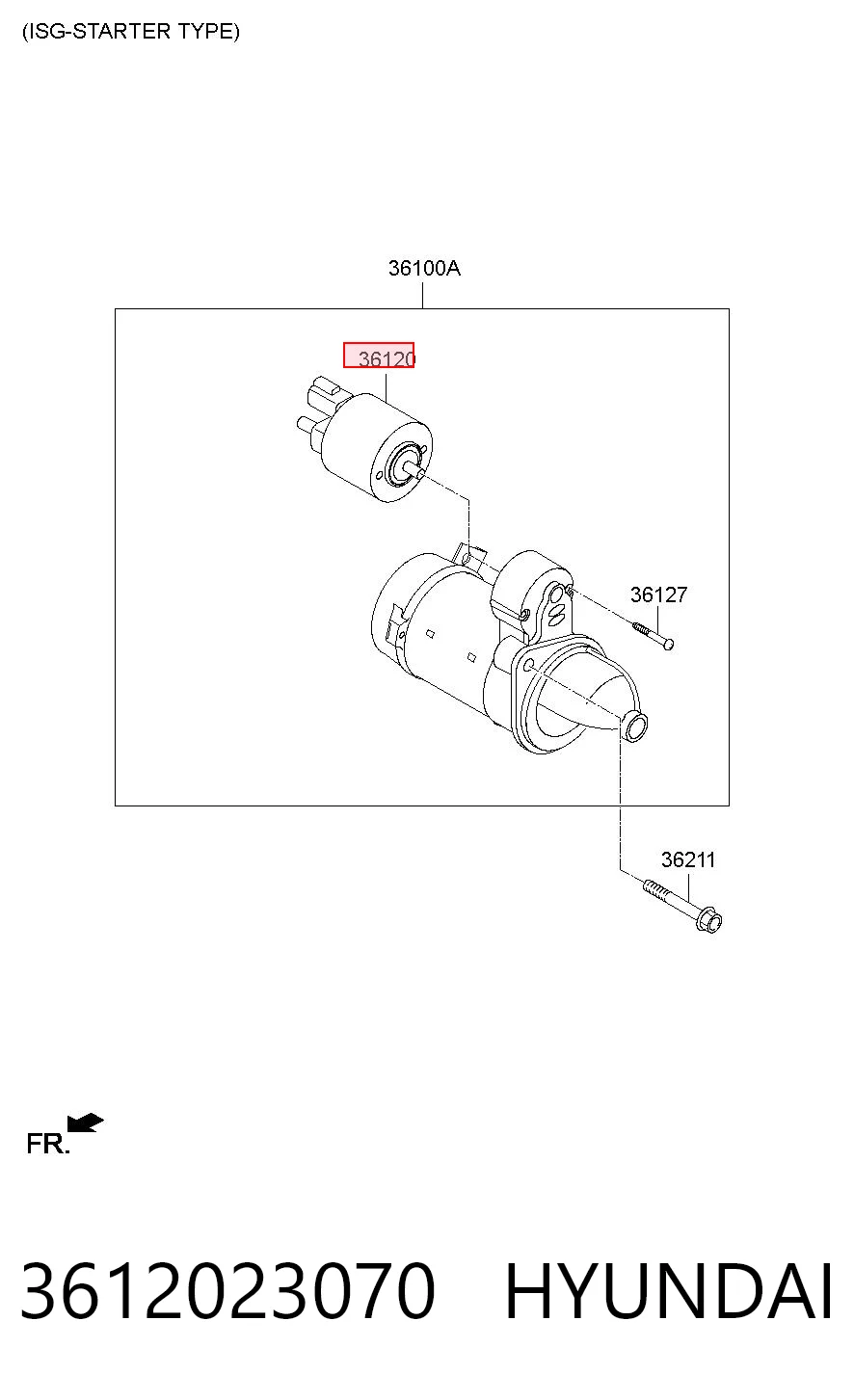 3612023070 Hyundai/Kia