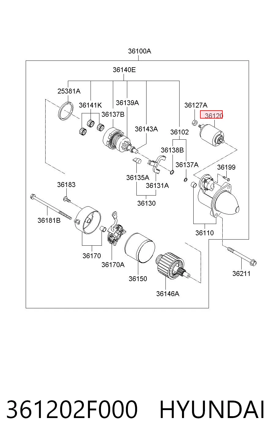 361202F000 Hyundai/Kia