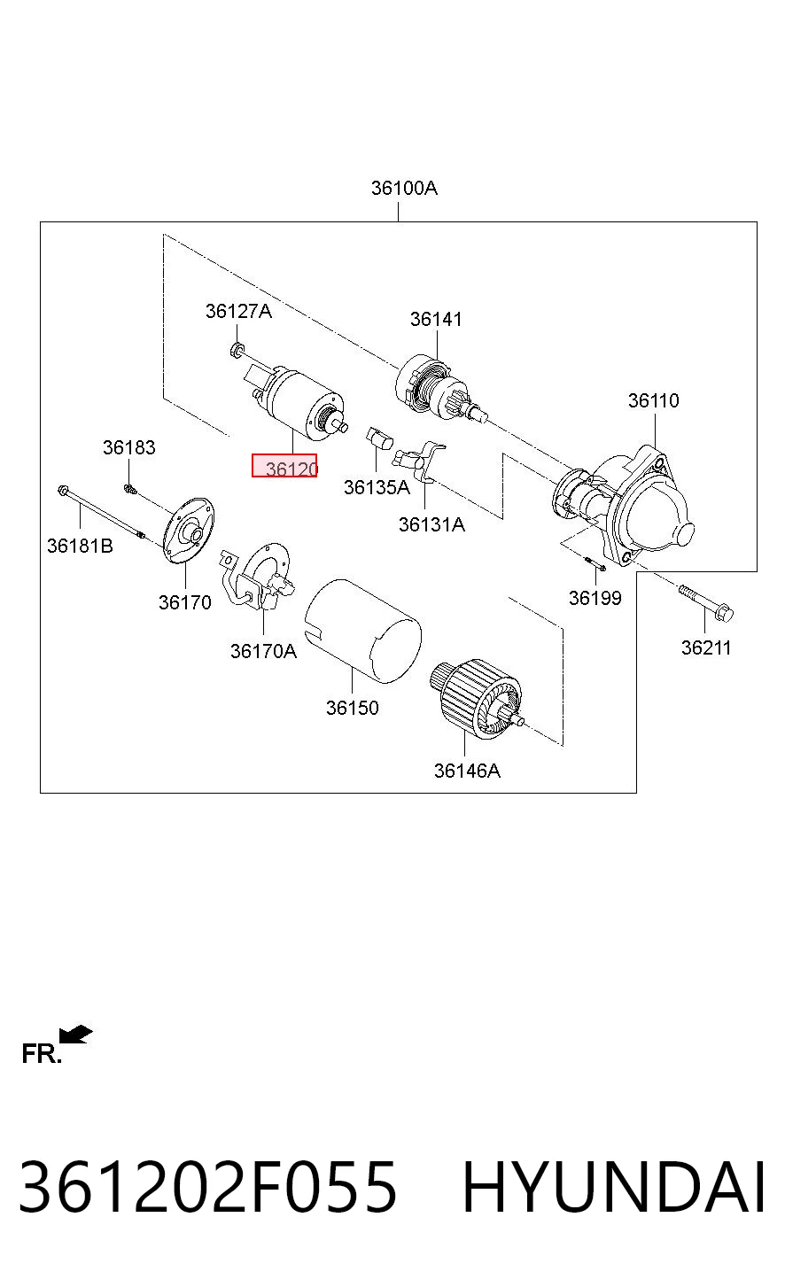 361202F055 Hyundai/Kia