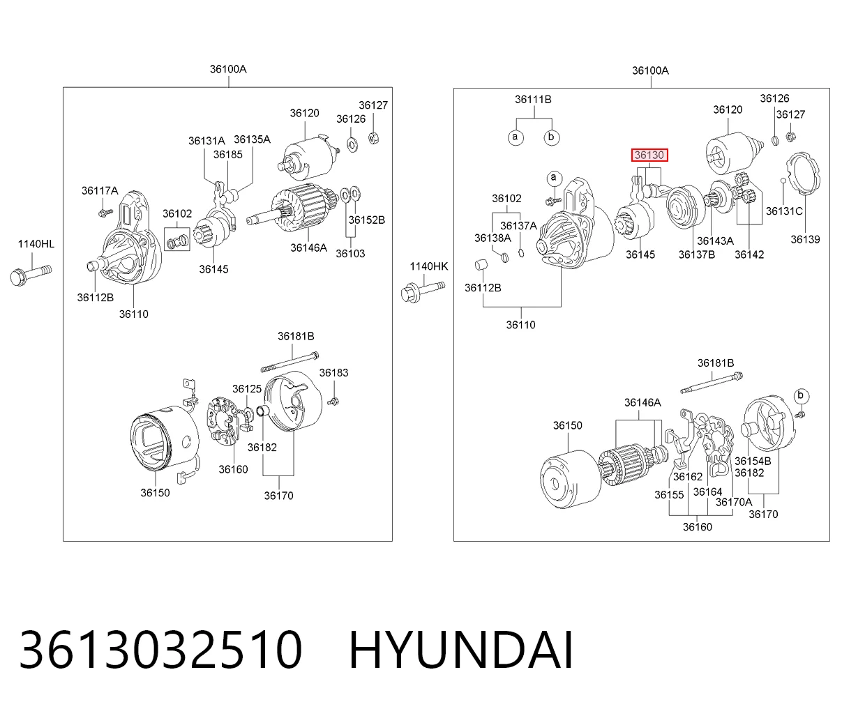 3613032510 Hyundai/Kia